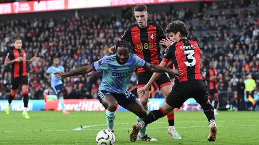 A.F.C. Bournemouth Vs Arsenal F.C. Timeline